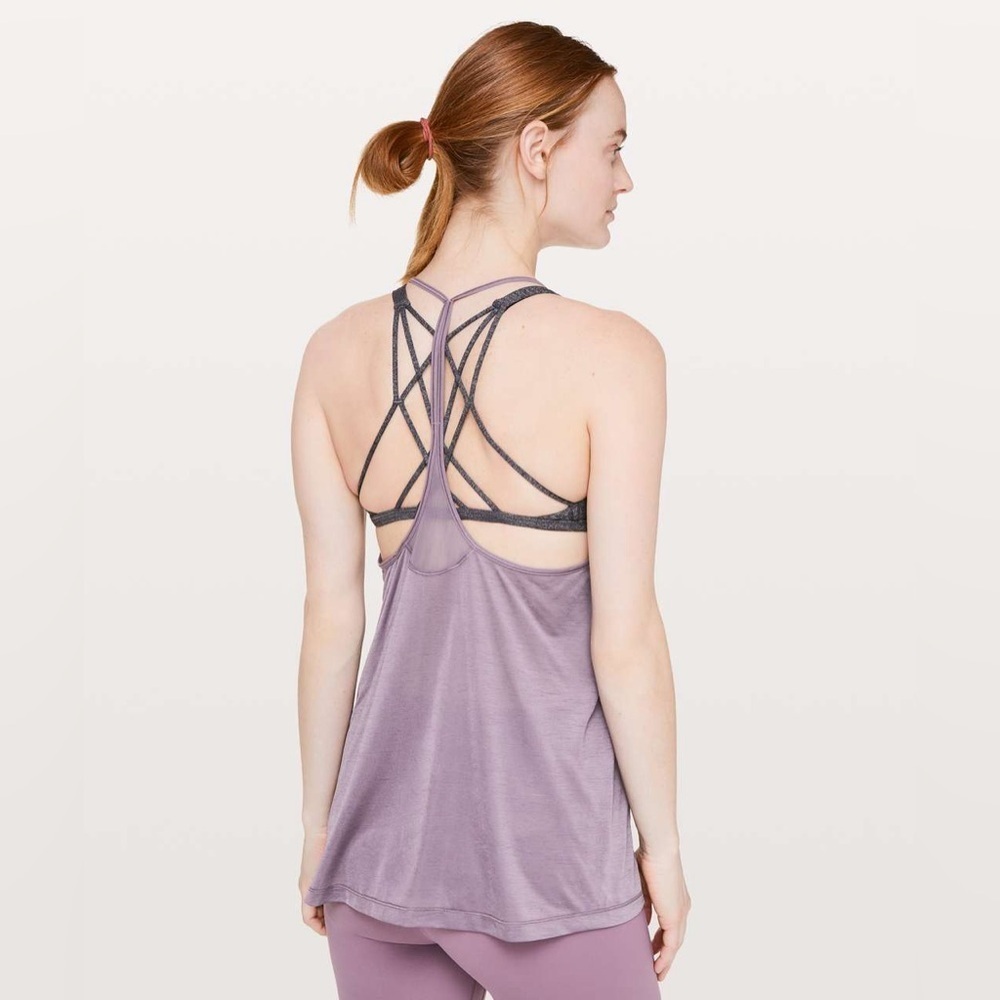 Lululemon Through The Movement Tank Smoked Mulberry - Picture 2 of 8